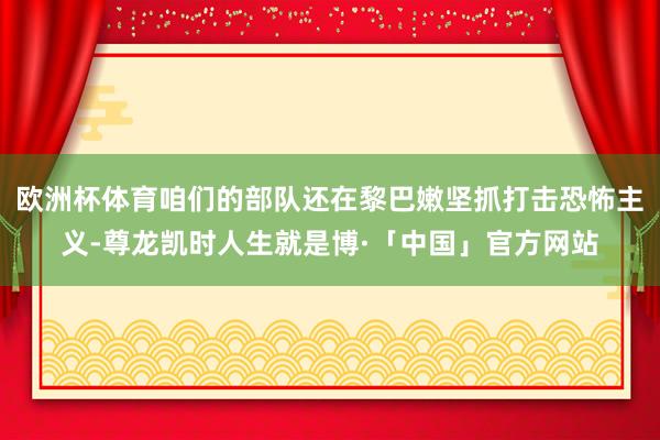 欧洲杯体育咱们的部队还在黎巴嫩坚抓打击恐怖主义-尊龙凯时人生就是博·「中国」官方网站